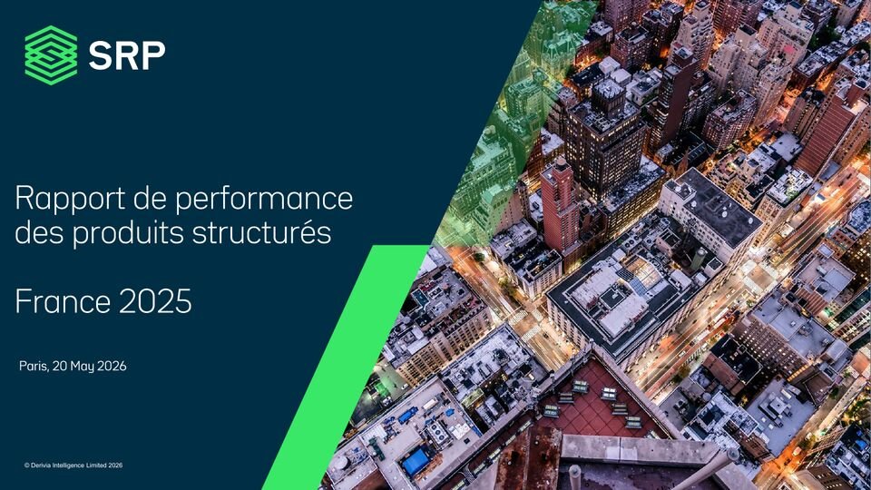 Couverture du rapport SRP « Rapport de performance des produits structurés — France 2025 »